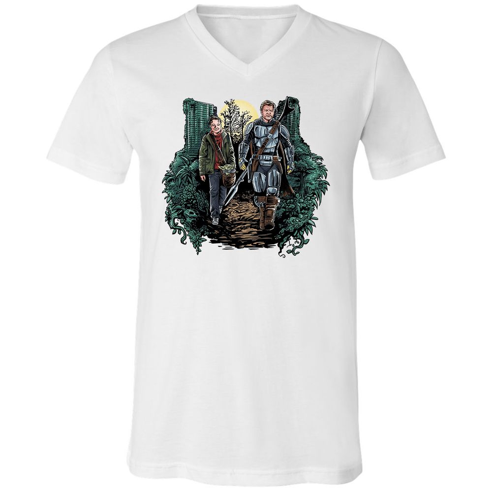 Unisex V-Neck T-Shirt - 9PPAVAVS - White - 5