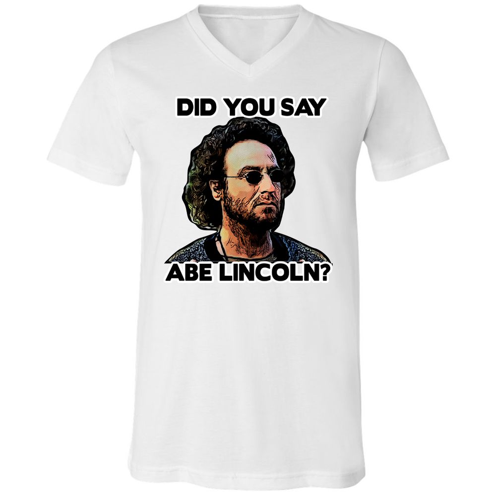 Unisex V-Neck T-Shirt - VZATASGL - White - 5