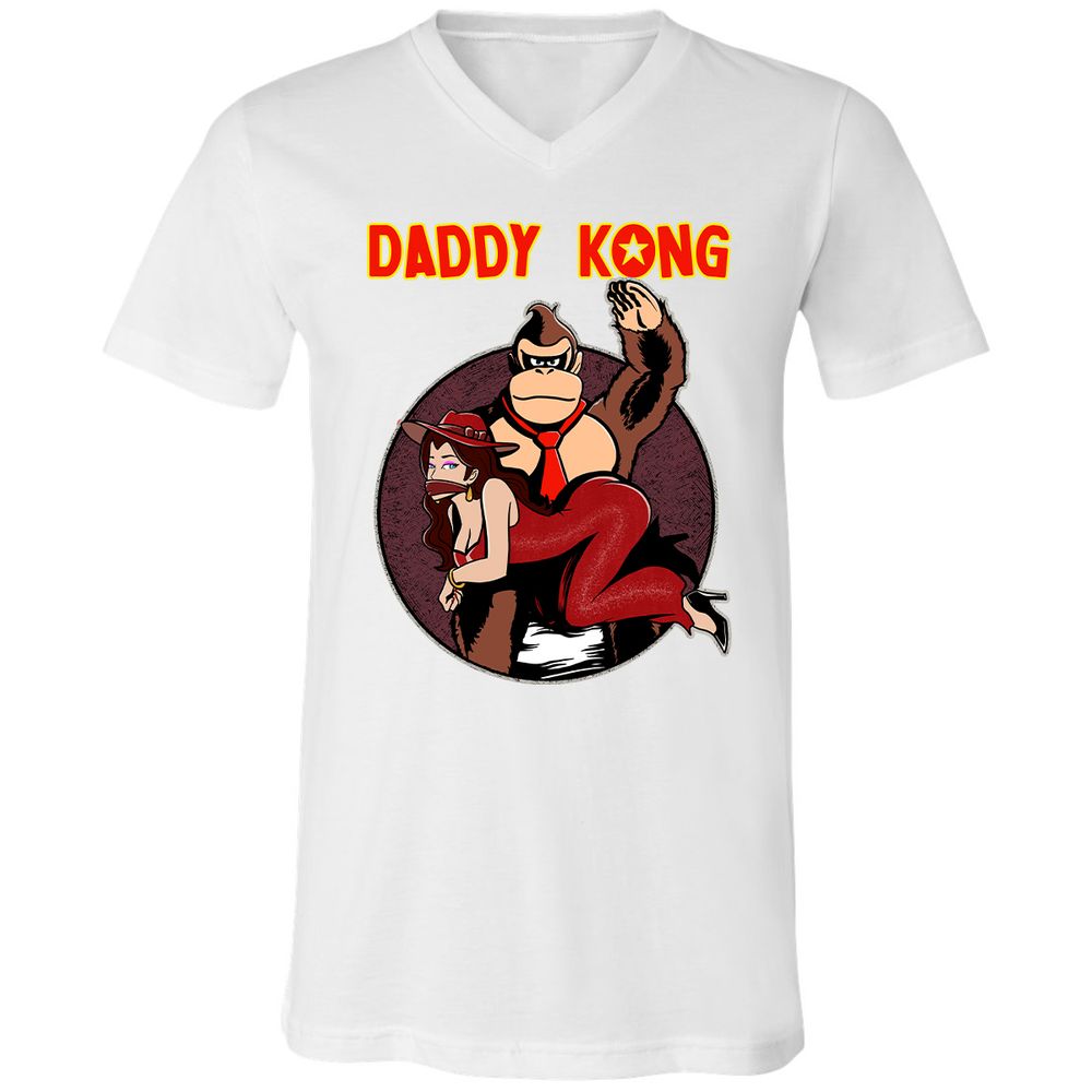 Unisex V-Neck T-Shirt - PCUTUZKW - White - 5