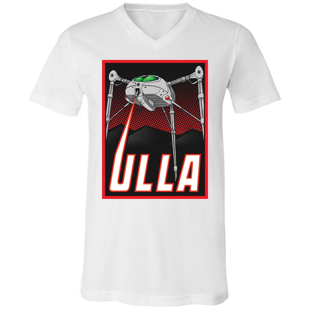 Unisex V-Neck T-Shirt - F1E68YJB - White - 5
