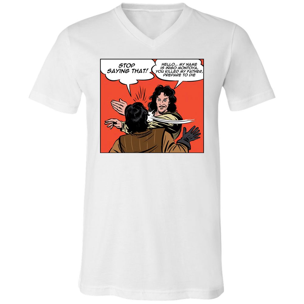 Unisex V-Neck T-Shirt - P96KFTP5 - White - 5
