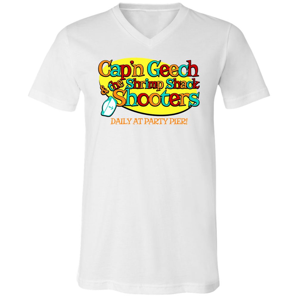 Unisex V-Neck T-Shirt - UYNWFEAZ - White - 5
