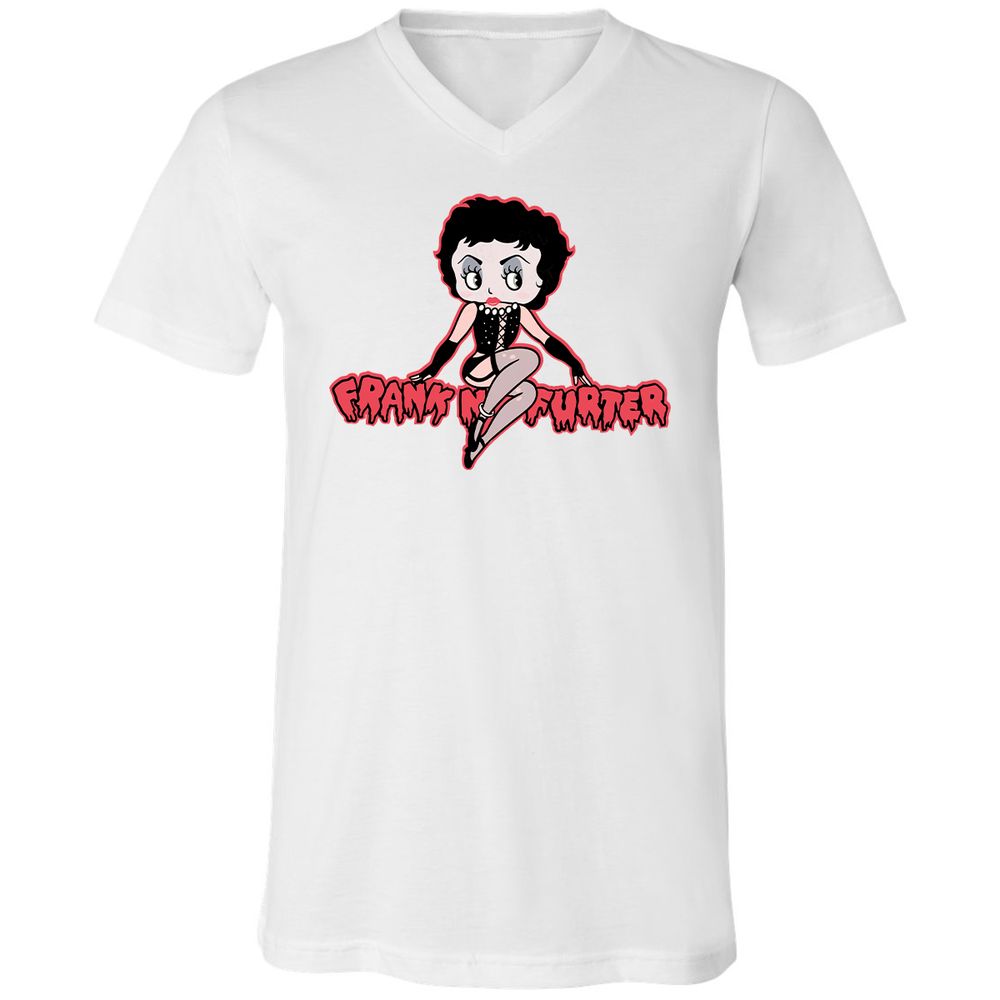Unisex V-Neck T-Shirt - STD6JFVY - White - 5