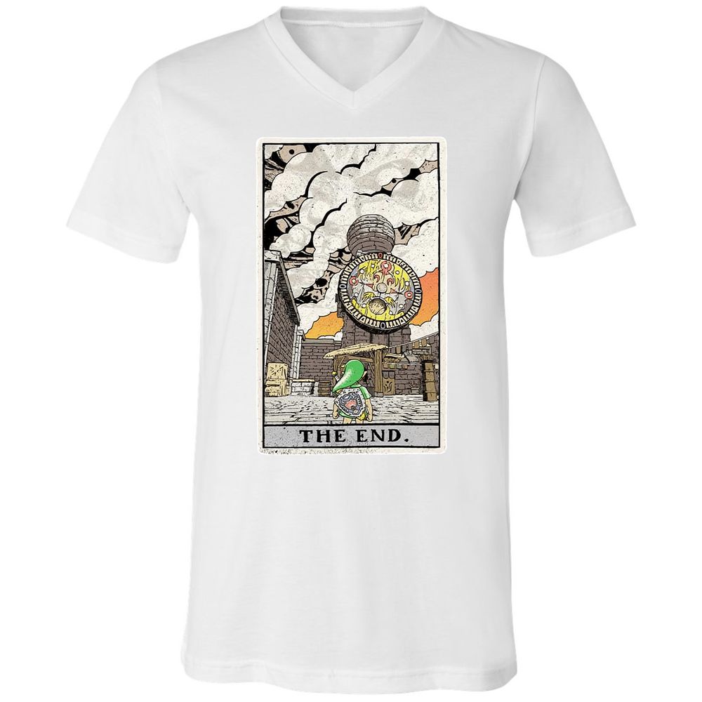Unisex V-Neck T-Shirt - VERU62MJ - White - 5