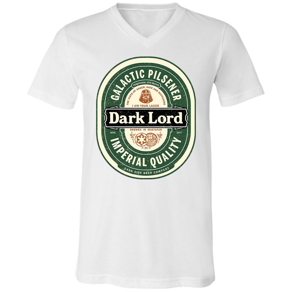 Unisex V-Neck T-Shirt - XUTQ4U7Y - White - 5