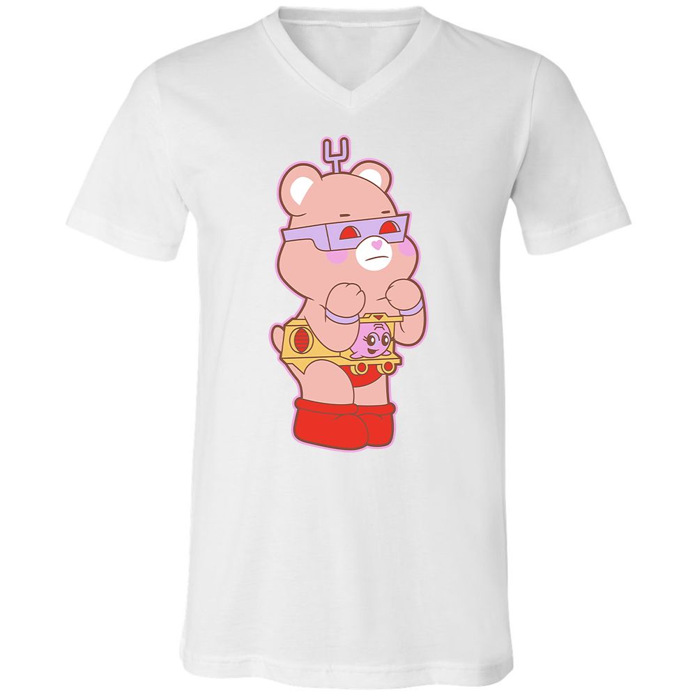 Unisex V-Neck T-Shirt - CVWBE8SS - White - 5