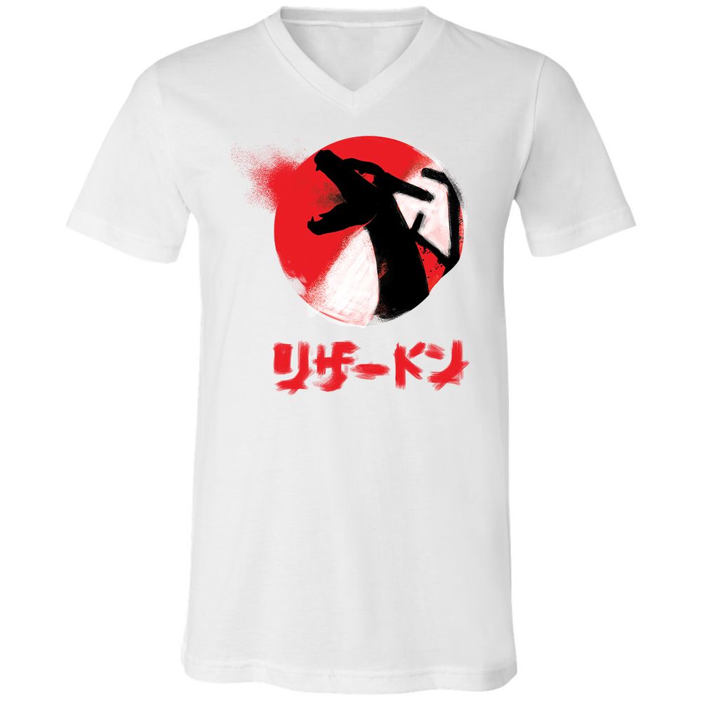 Unisex V-Neck T-Shirt - BWDK7NBD - White - 5