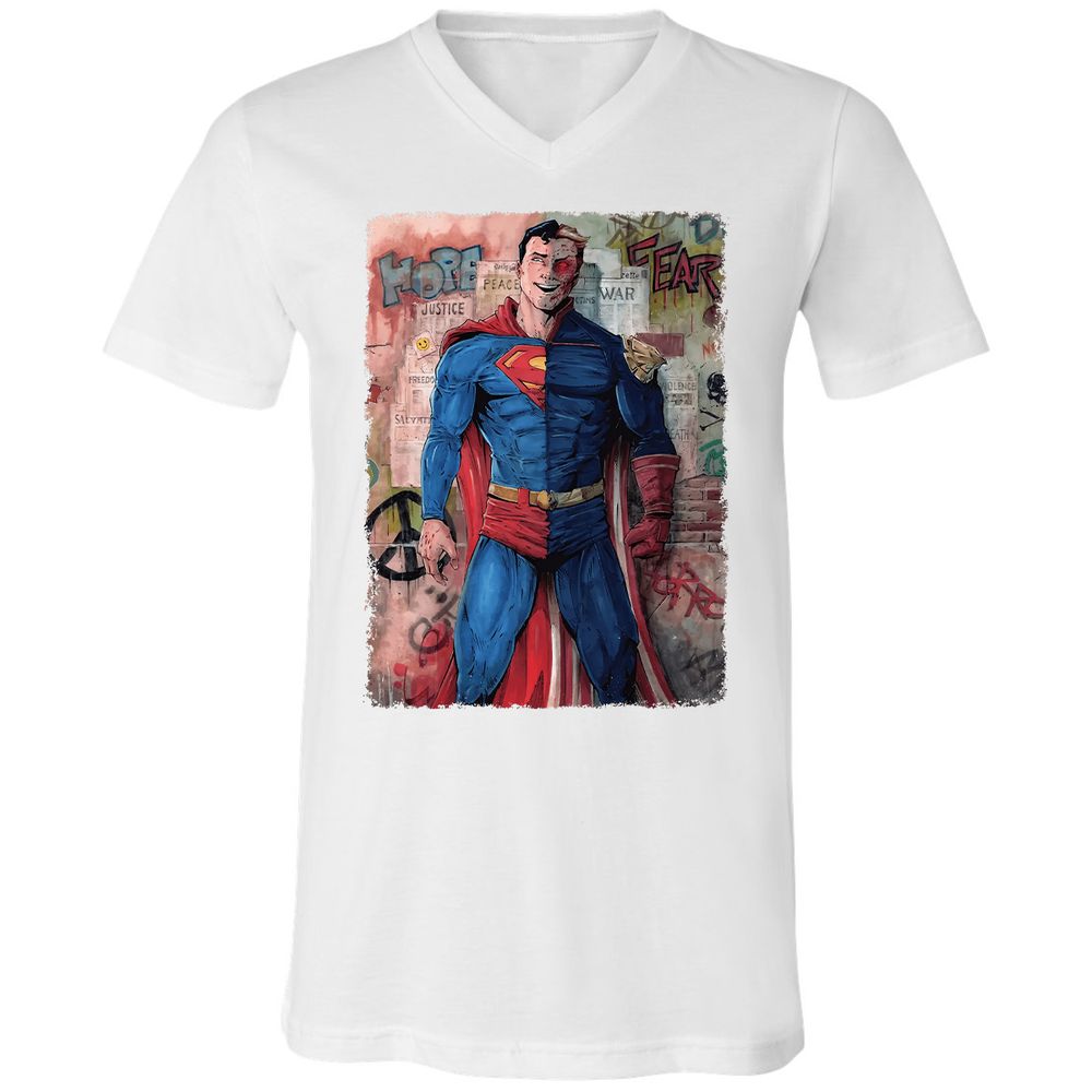 Unisex V-Neck T-Shirt - PNHNVH5B - White - 5