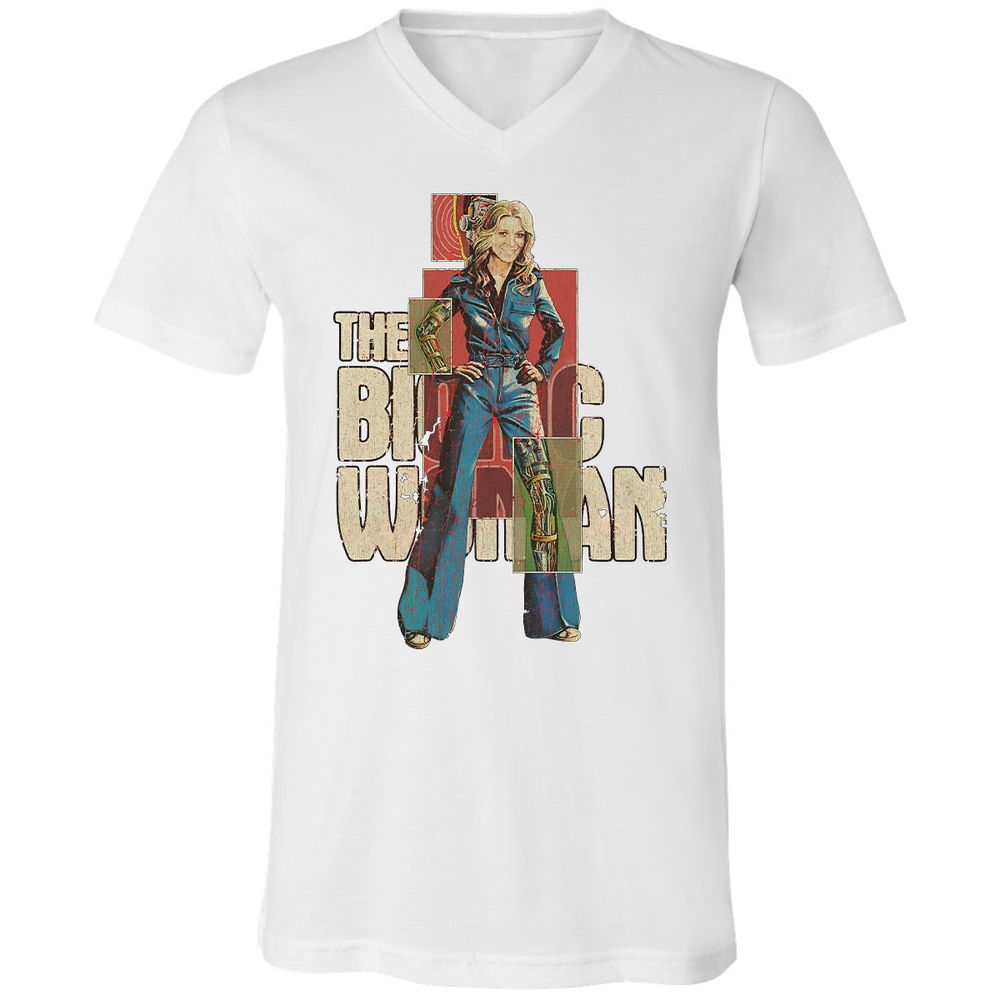Unisex V-Neck T-Shirt - WUNFJP63 - White - 5