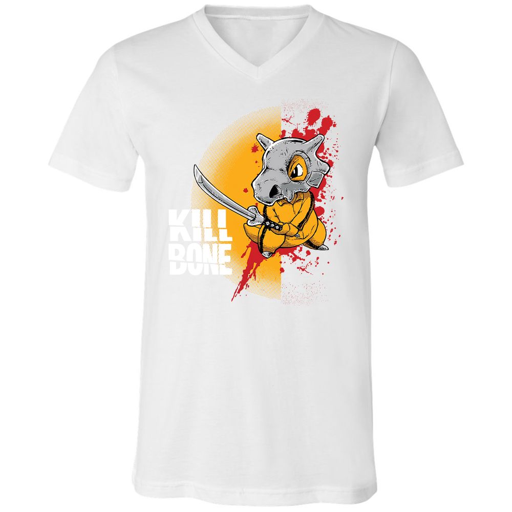 Unisex V-Neck T-Shirt - E8T362YL - White - 5