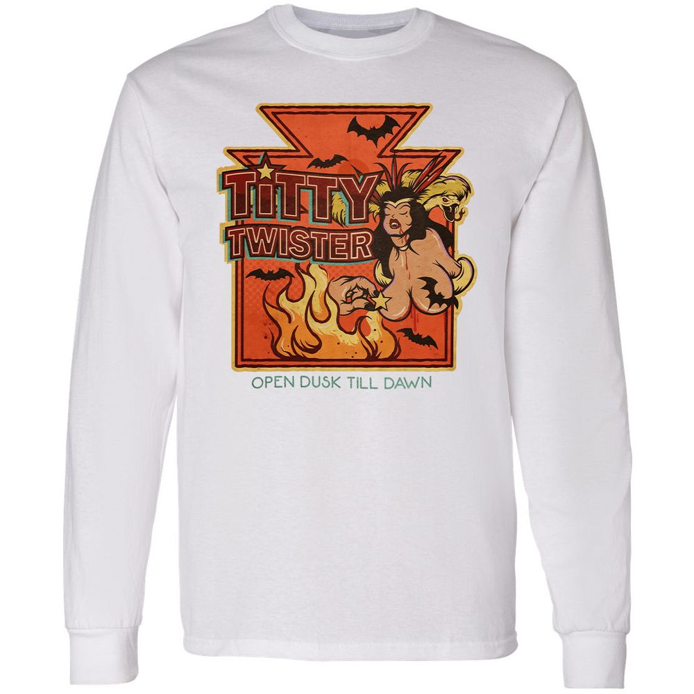 Long Sleeve T-Shirt - 712DV3RG - White - 5