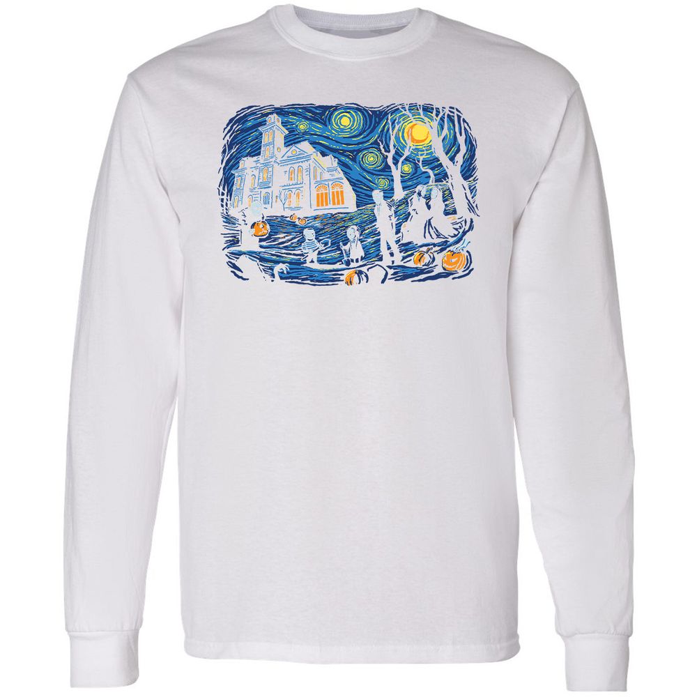 Long Sleeve T-Shirt - E9W7VKMY - White - 5