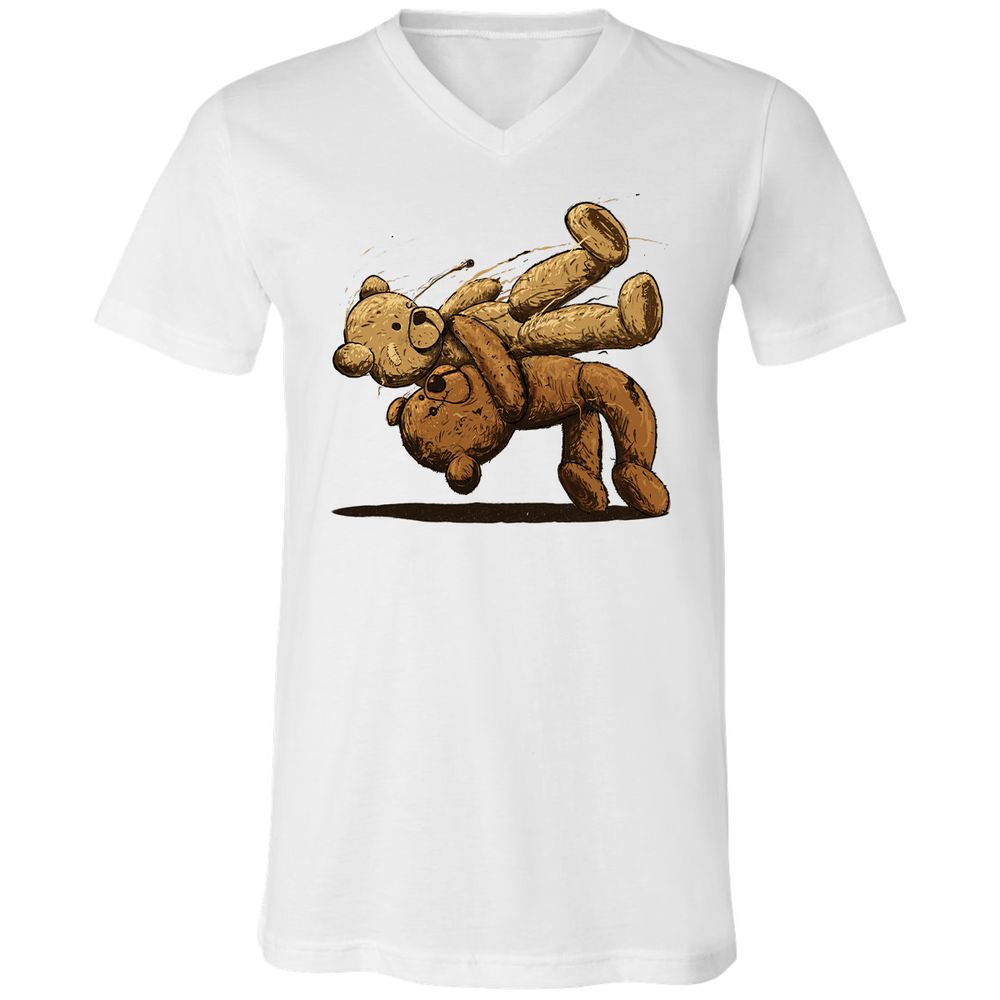 Unisex V-Neck T-Shirt - SS2E5J73 - White - 5