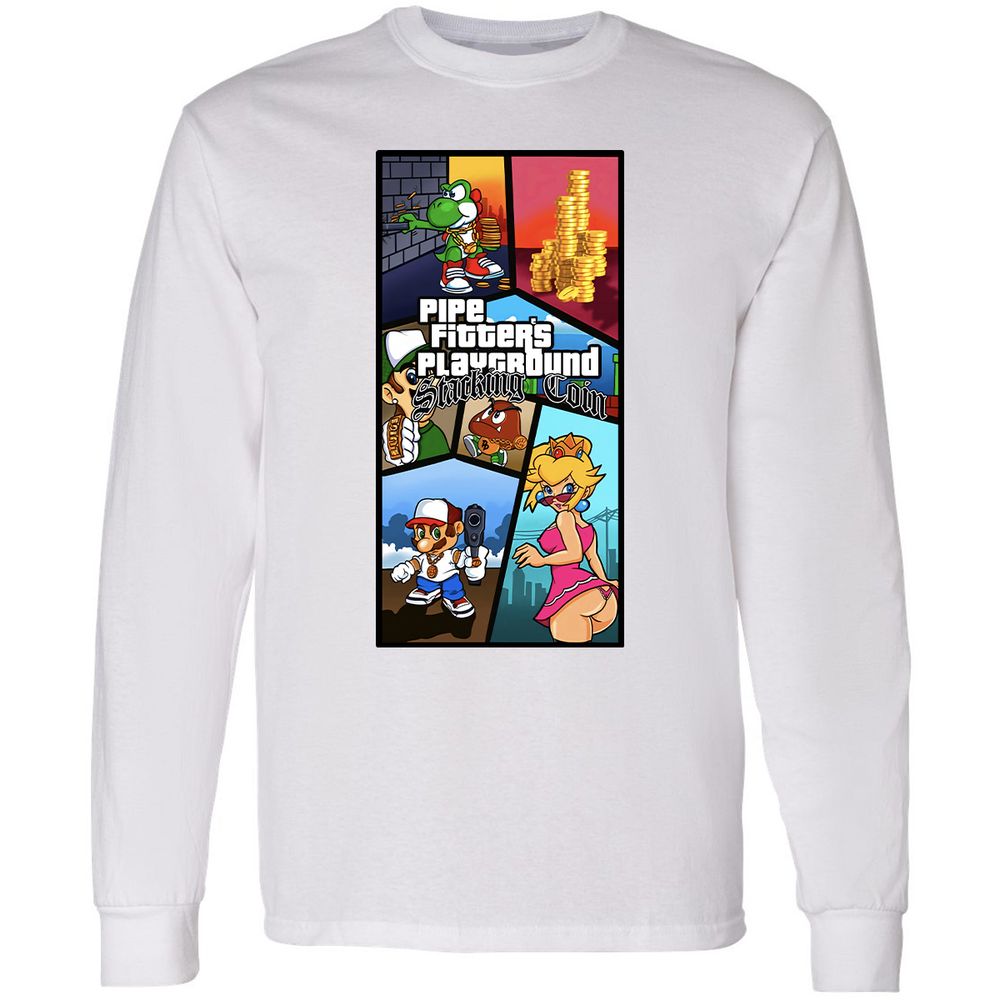 Long Sleeve T-Shirt - HM81VZ6X - White - 5