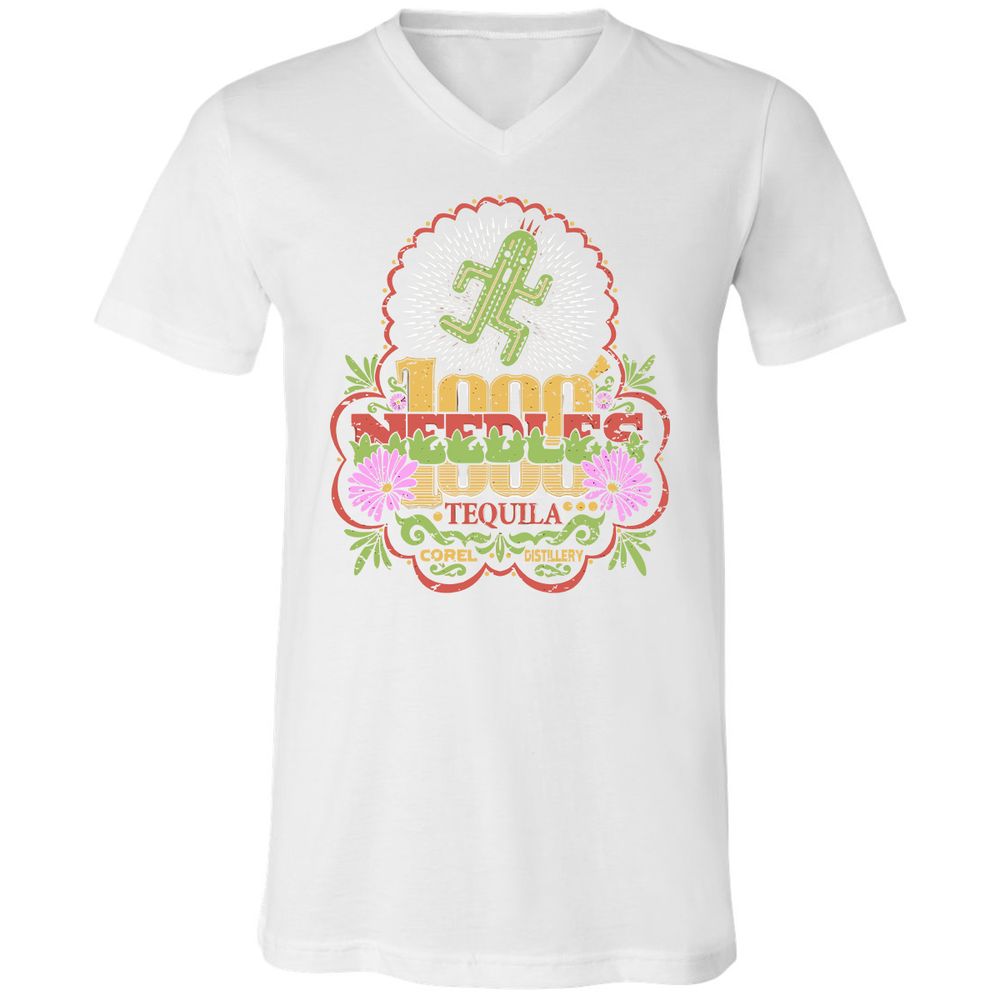 Unisex V-Neck T-Shirt - P3GC83UP - White - 5