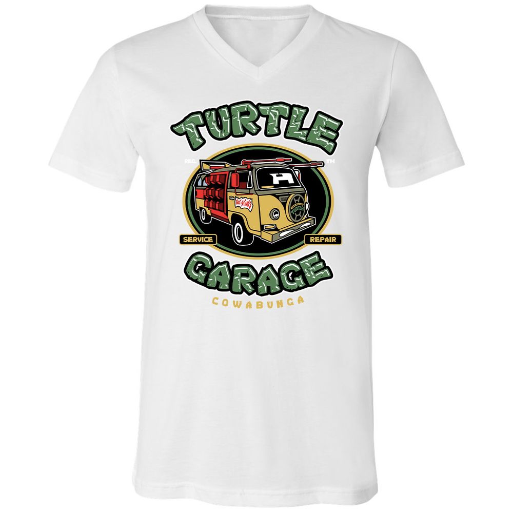 Unisex V-Neck T-Shirt - 29GU3KC3 - White - 5