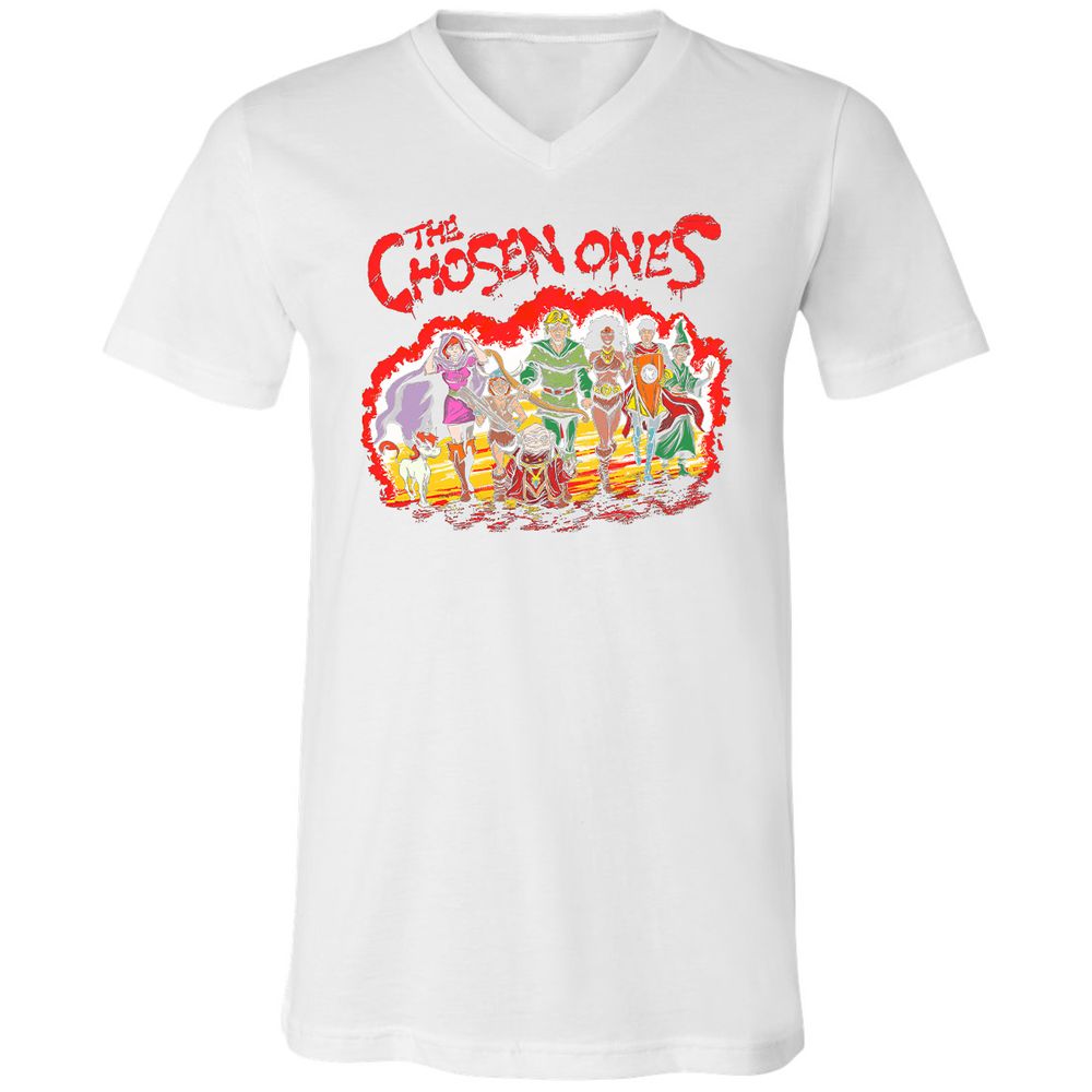 Unisex V-Neck T-Shirt - 2YPKRGYV - White - 5