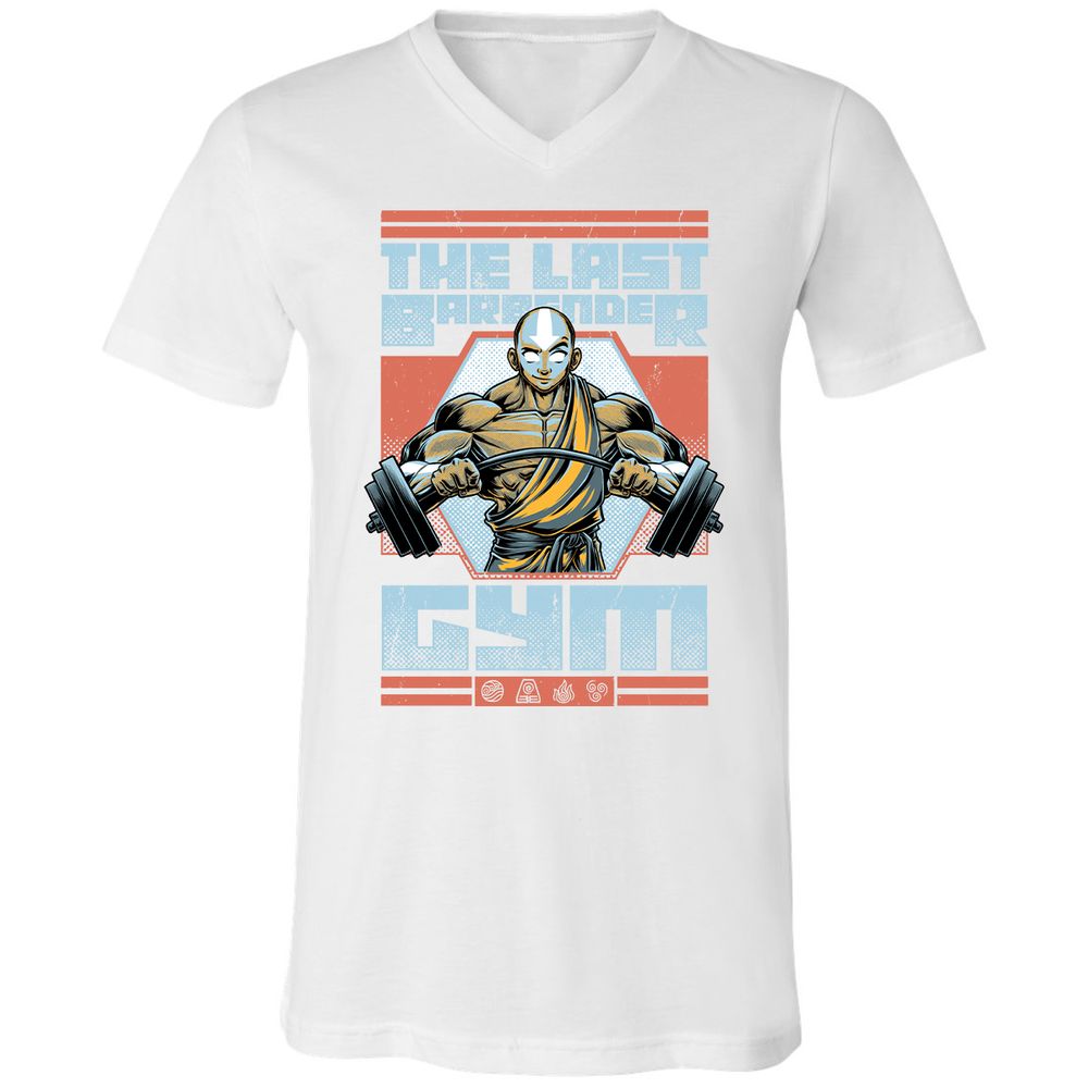 Unisex V-Neck T-Shirt - 7KTVVXB3 - White - 5