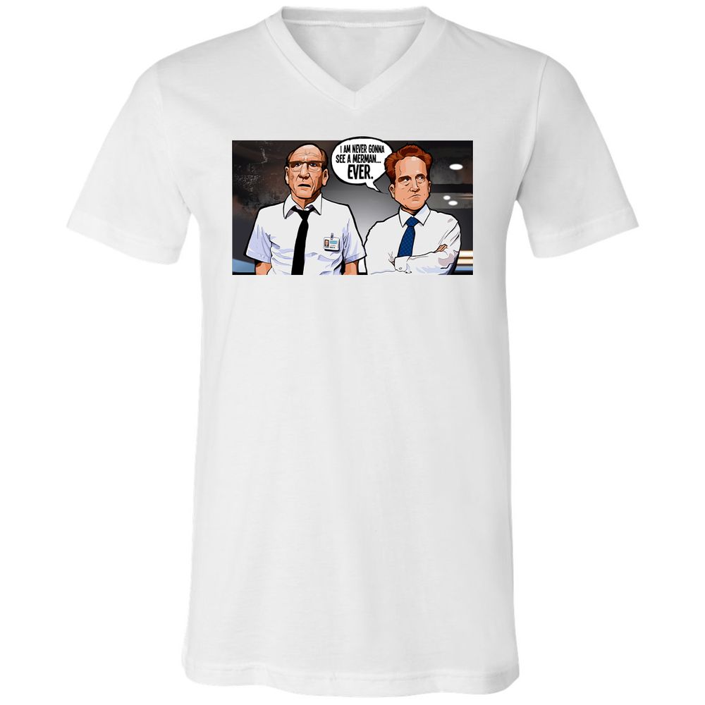 Unisex V-Neck T-Shirt - DQXVH9XS - White - 5