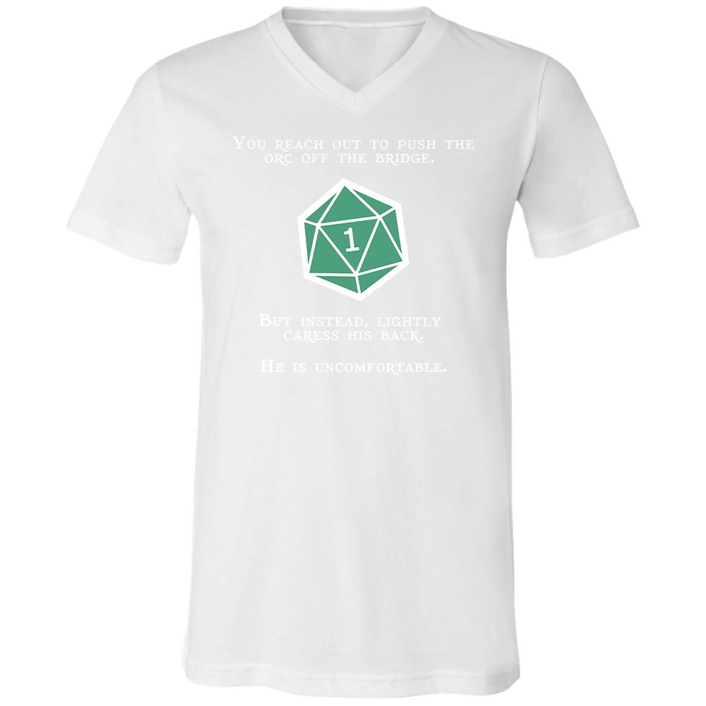 Unisex V-Neck T-Shirt - 9WLTTKDL - White - 5