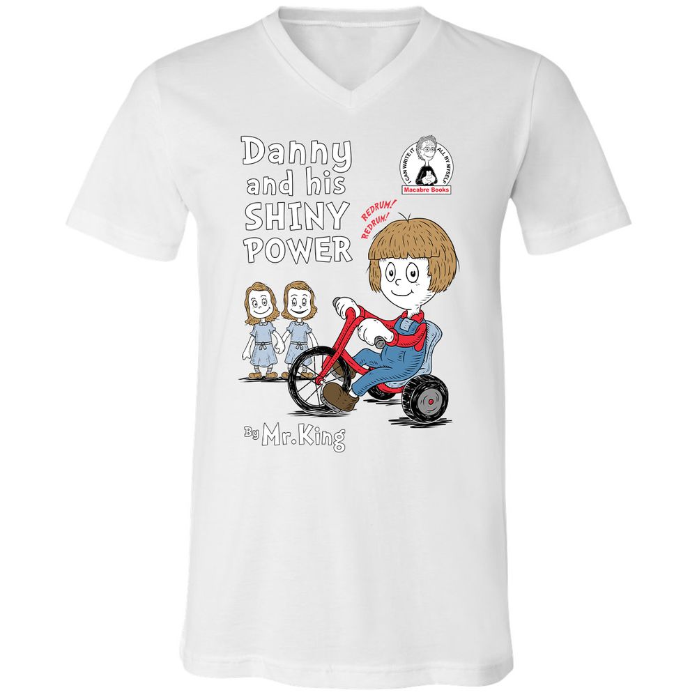 Unisex V-Neck T-Shirt - UXAYNK9B - White - 5