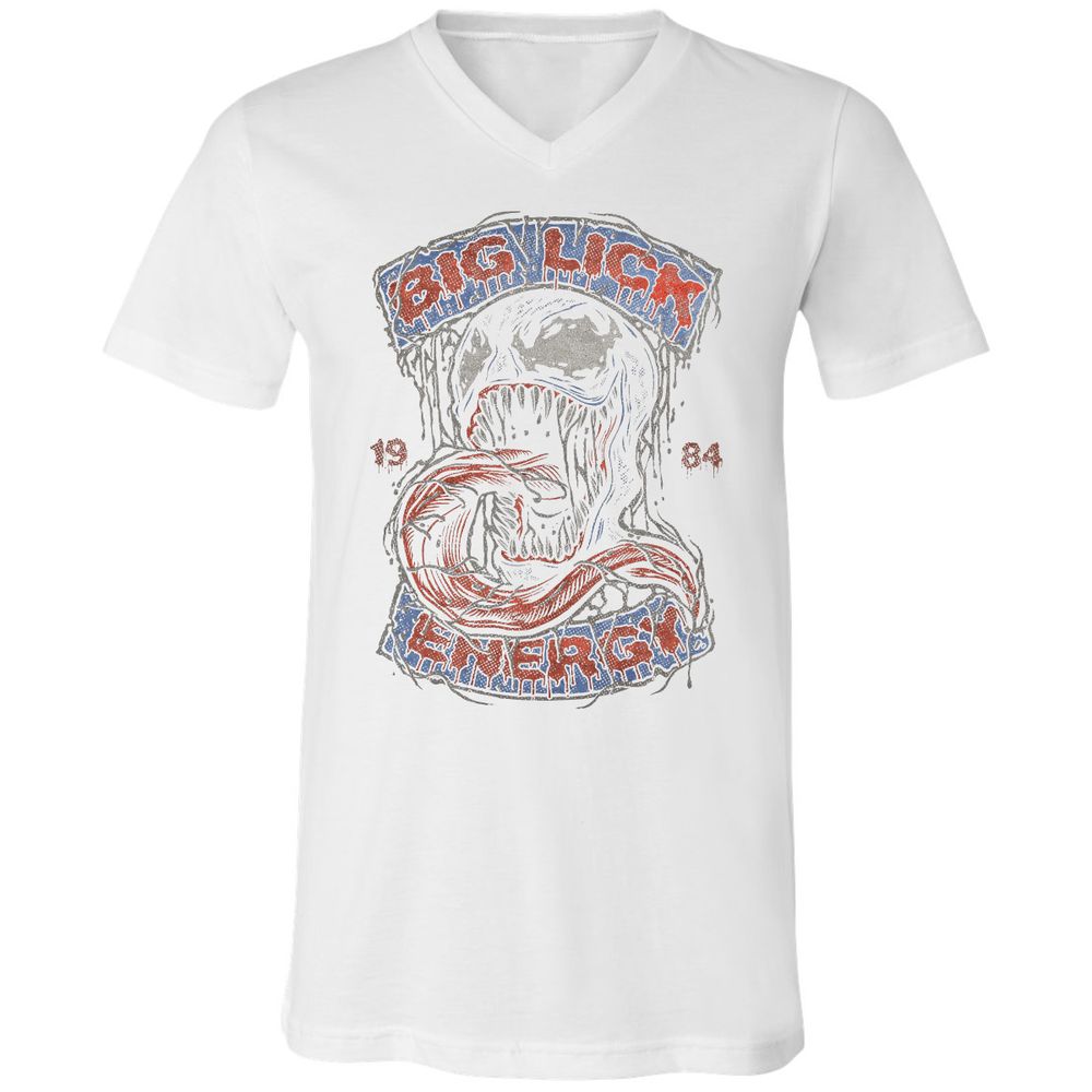 Unisex V-Neck T-Shirt - JACVDJXU - White - 5