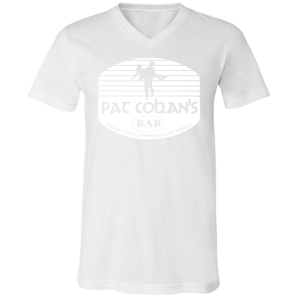Unisex V-Neck T-Shirt - VPGAAQRZ - White - 5