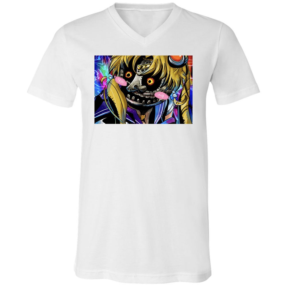 Unisex V-Neck T-Shirt - AP63H629 - White - 5