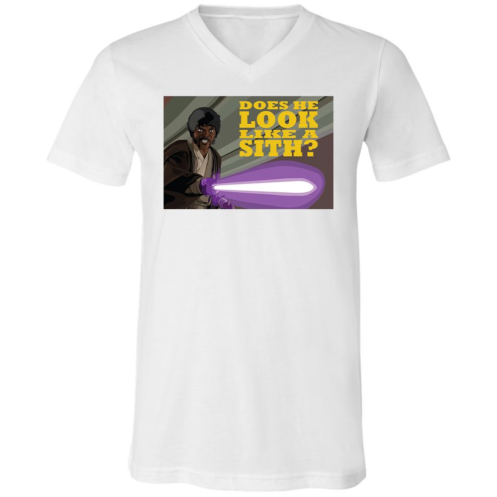 Unisex V-Neck T-Shirt - CEU62ZUE - White - 5