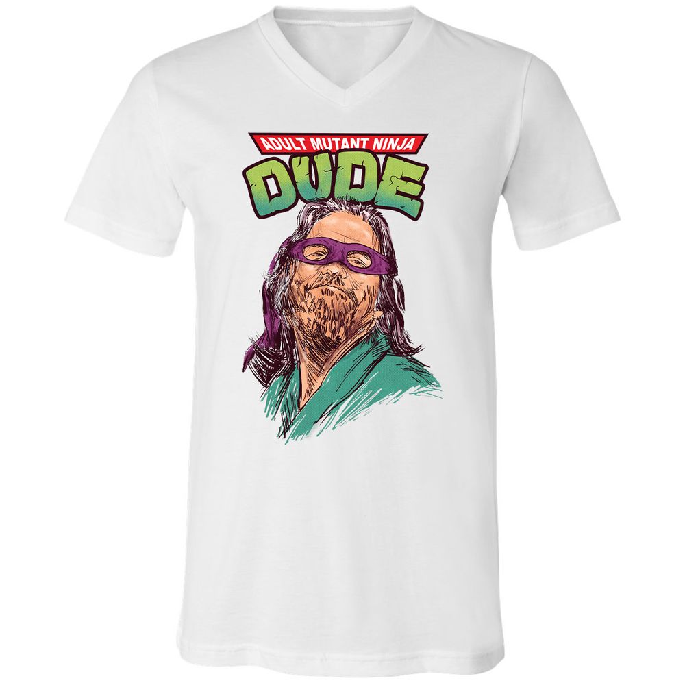 Unisex V-Neck T-Shirt - 48NJGR5U - White - 5