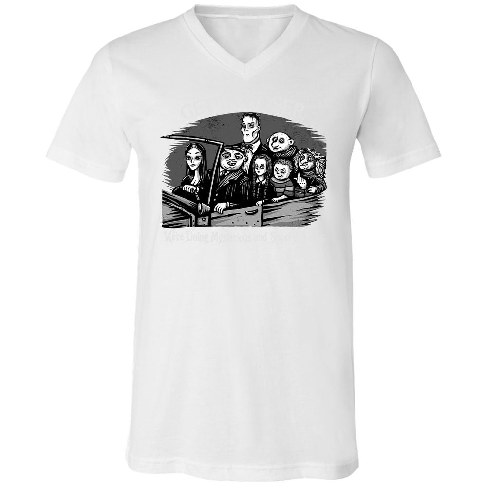 Unisex V-Neck T-Shirt - PXN9VXGB - White - 5