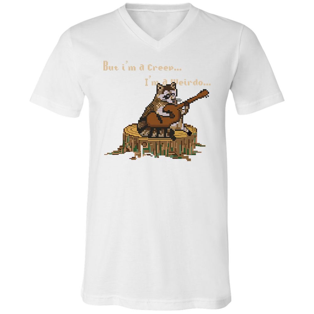 Unisex V-Neck T-Shirt - 2FPJPD3M - White - 5