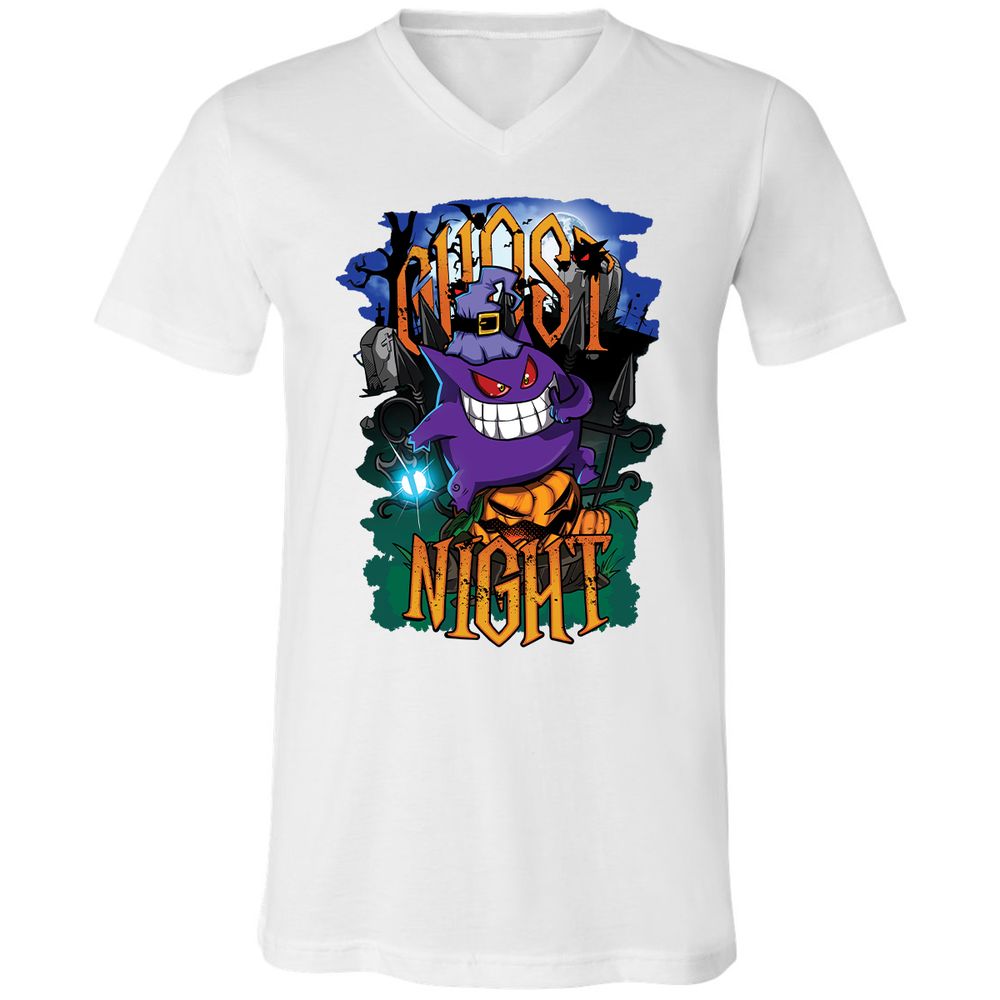 Unisex V-Neck T-Shirt - MWWV8WZN - White - 5