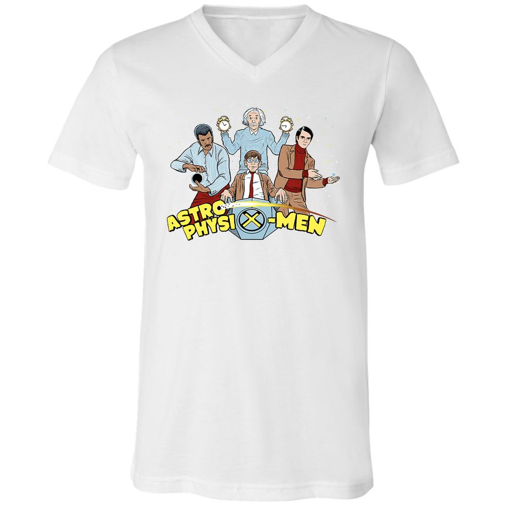 Unisex V-Neck T-Shirt - BLZH126V - White - 5