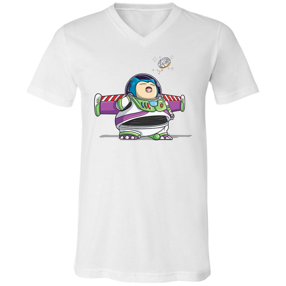 Unisex V-Neck T-Shirt - 7TVS7RMW - White - 5