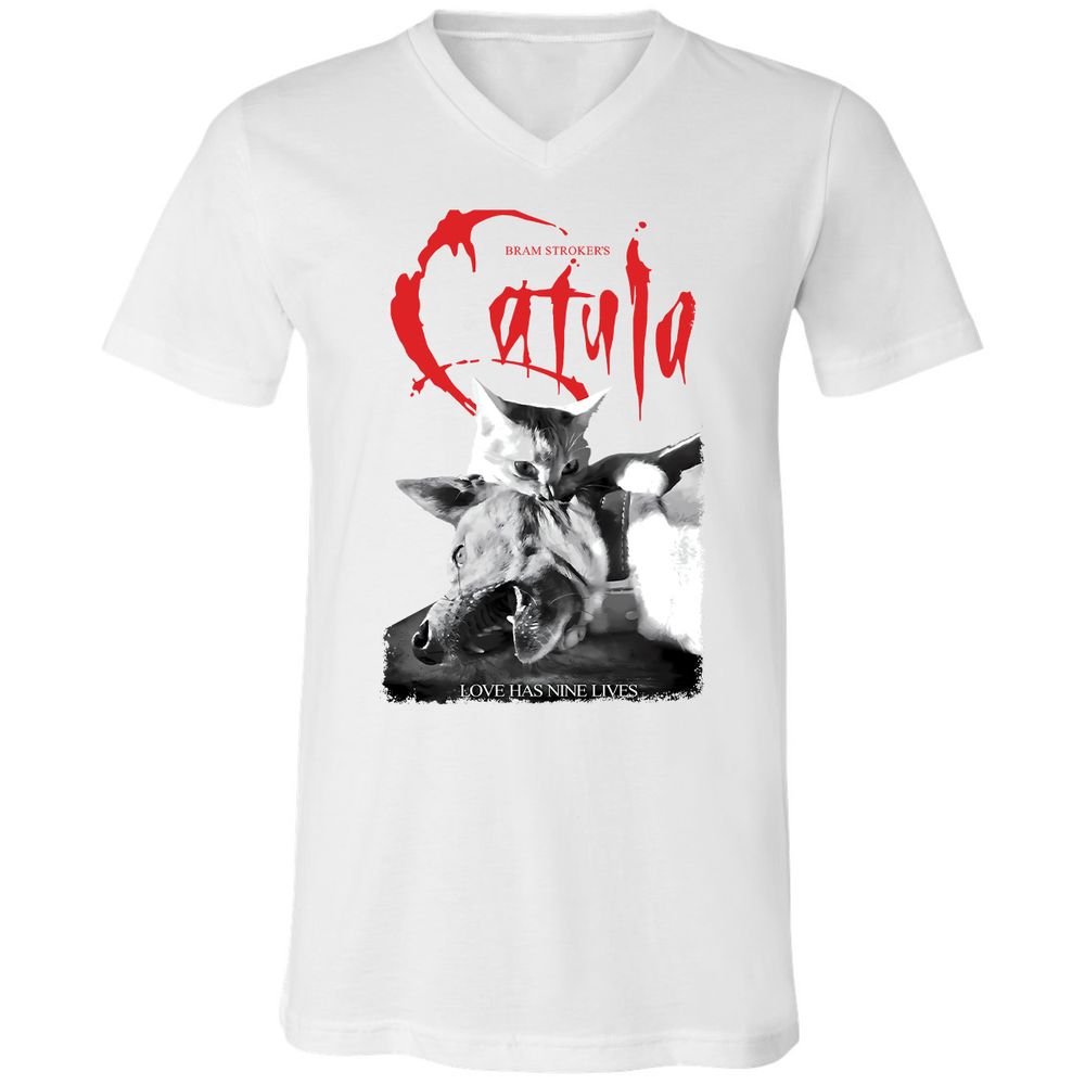 Unisex V-Neck T-Shirt - ZRJR2XPP - White - 5