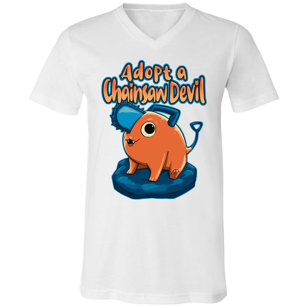 Unisex V-Neck T-Shirt - AHBB25RM - White - 5