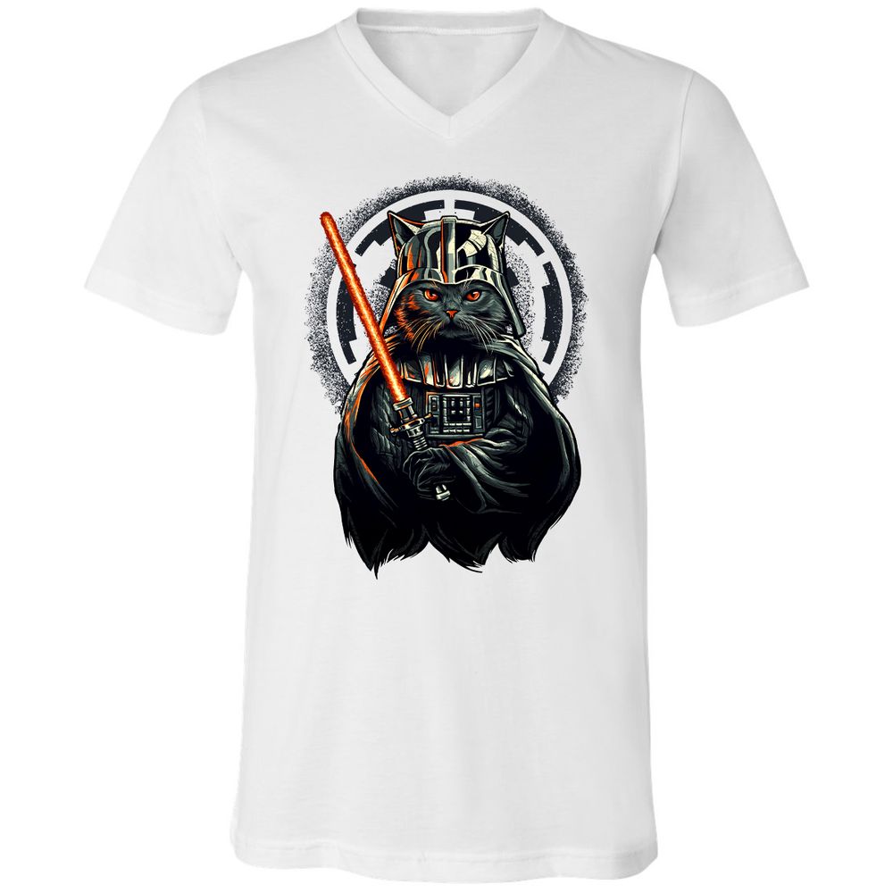 Unisex V-Neck T-Shirt - TE8RQSGW - White - 5