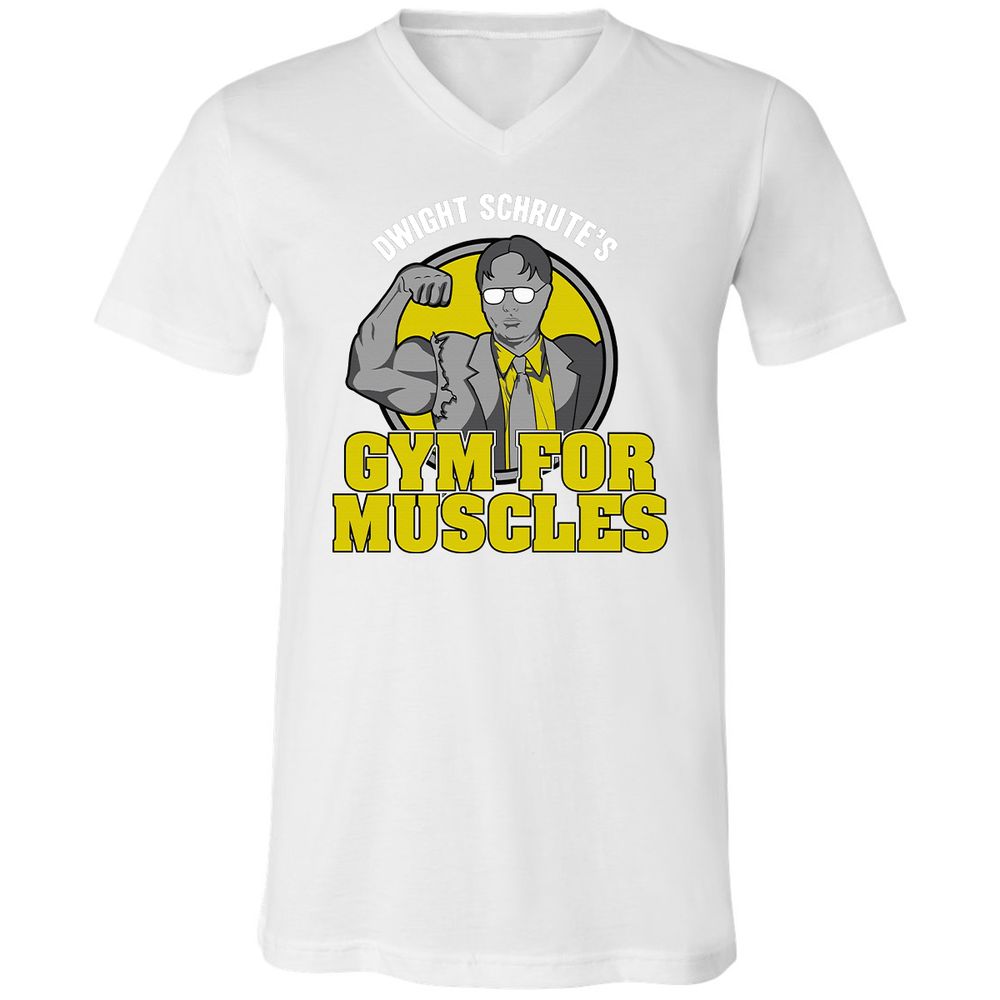 Unisex V-Neck T-Shirt - 9UJE8S9S - White - 5