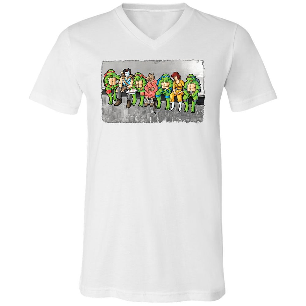 Unisex V-Neck T-Shirt - VD24XJST - White - 5