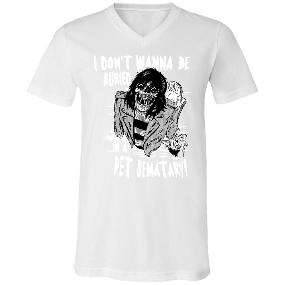 Unisex V-Neck T-Shirt - 52U8K8U5 - White - 5