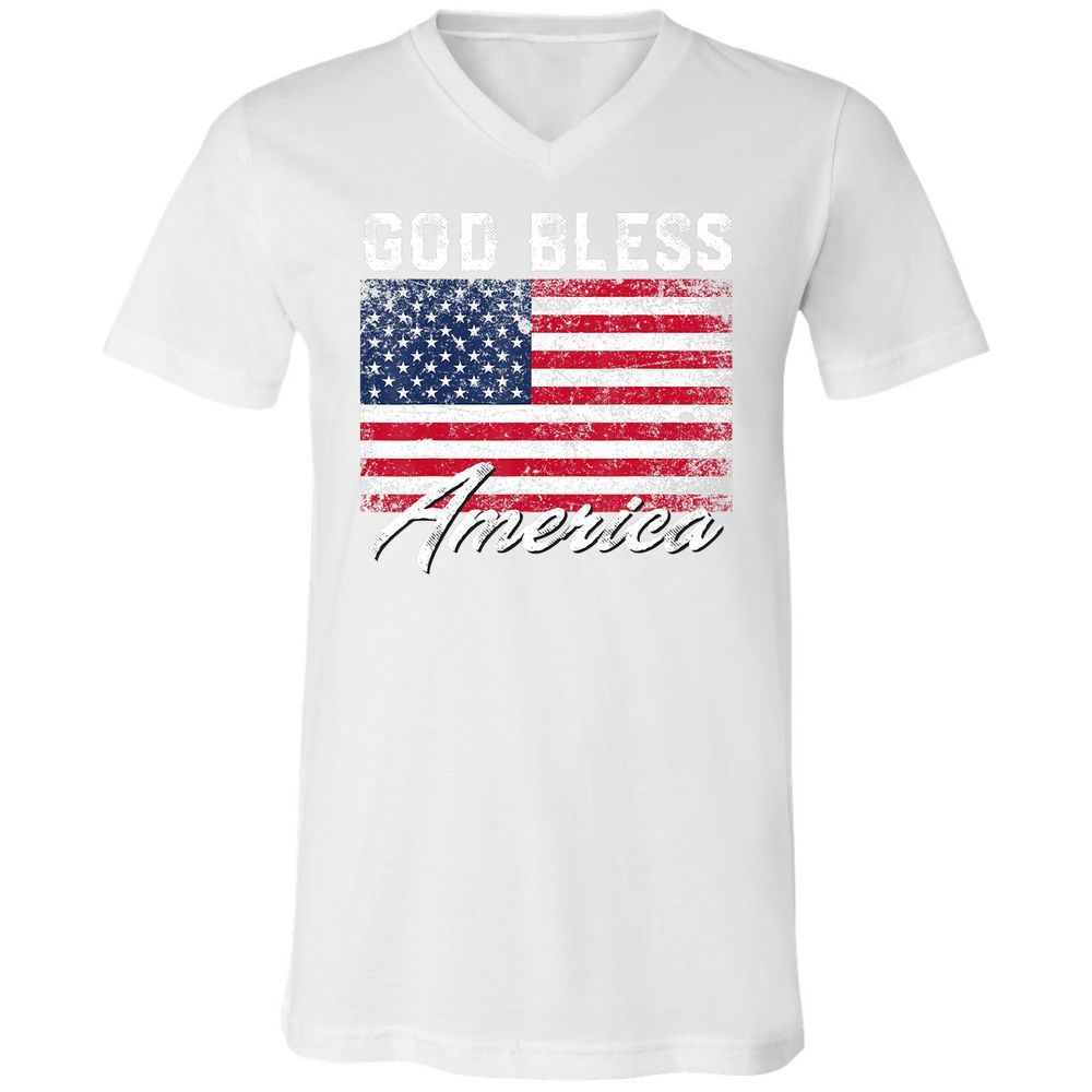 Unisex V-Neck T-Shirt - UFMRCDMY - White - 5