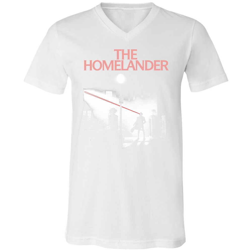 Unisex V-Neck T-Shirt - DDU3LFH3 - White - 5