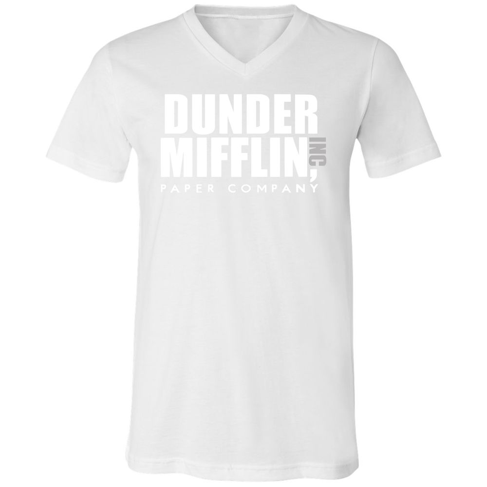 Unisex V-Neck T-Shirt - 69Q1TDTU - White - 5