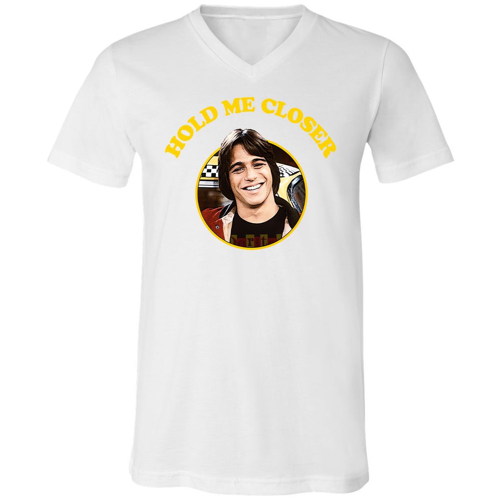 Unisex V-Neck T-Shirt - 4JC3JY5W - White - 5