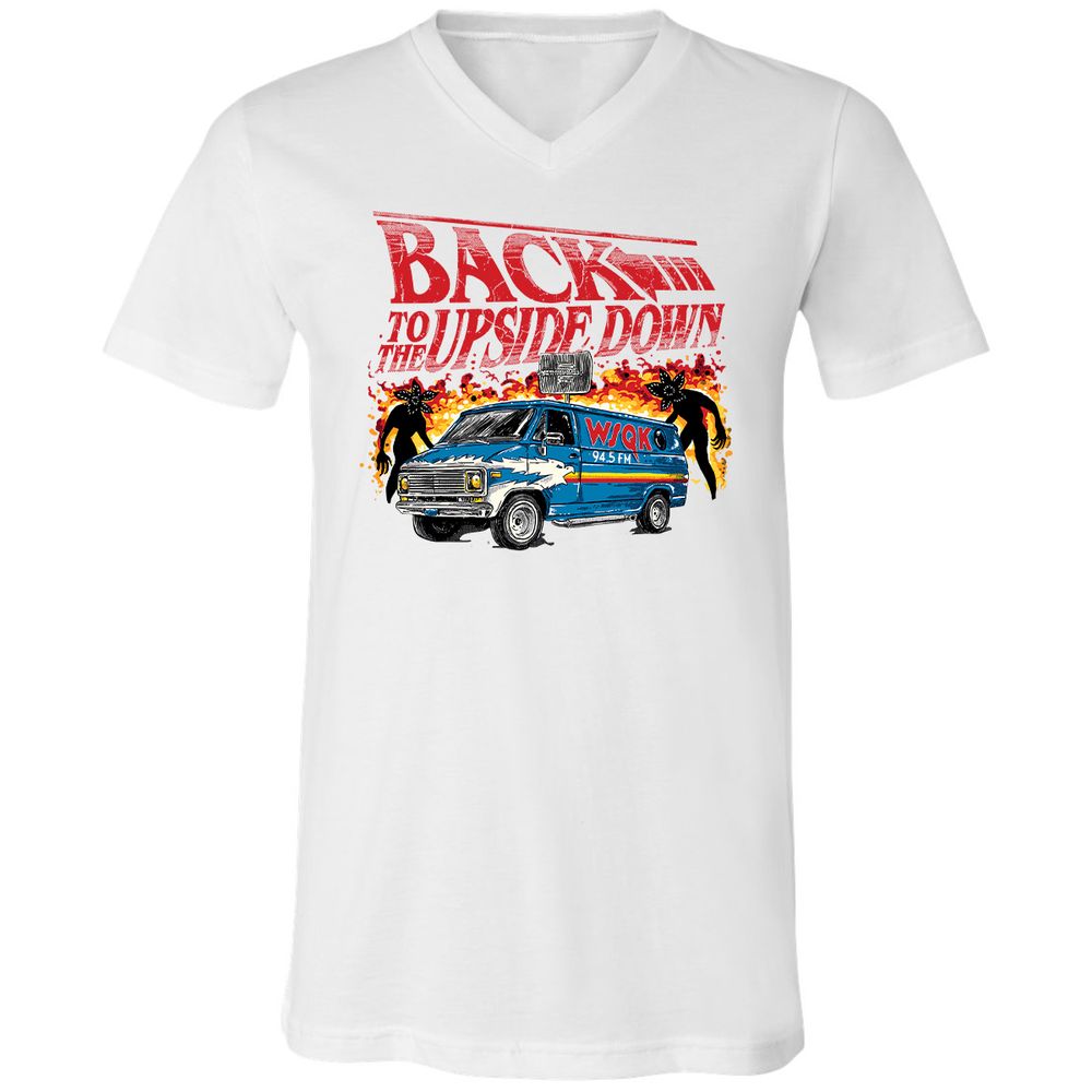 Unisex V-Neck T-Shirt - Z5DR4RDE - White - 5