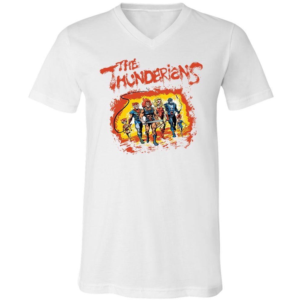 Unisex V-Neck T-Shirt - U362G1W8 - White - 5