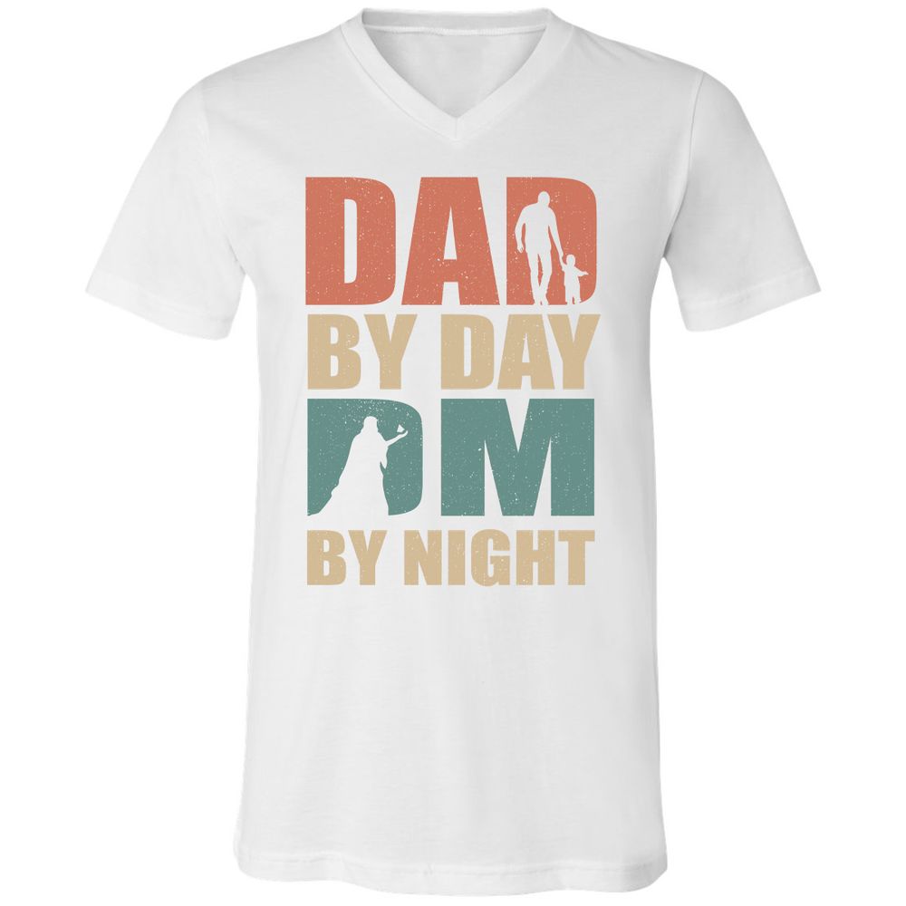 Unisex V-Neck T-Shirt - 2ZLJH8R4 - White - 5