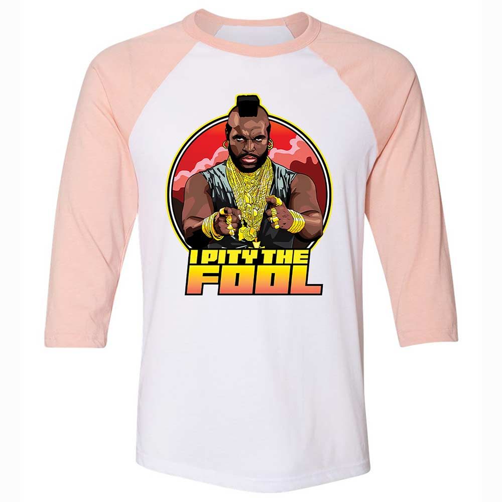 I Pity the Fool - White/Heather Peach - 5