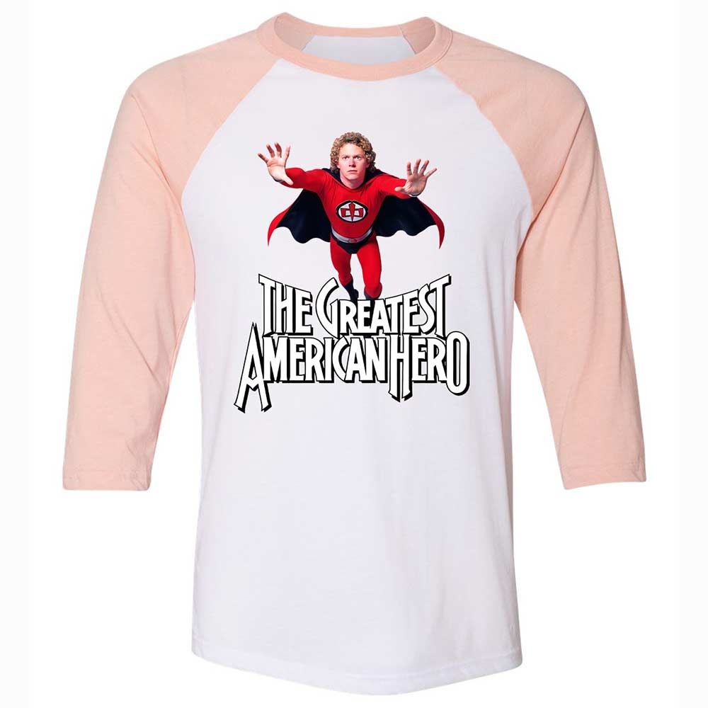 Unisex 3/4 Baseball Tee - YVHLEUL7 - White/Heather Peach - 5